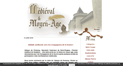 Desktop Screenshot of medieval-moyen-age.net
