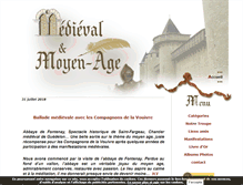 Tablet Screenshot of medieval-moyen-age.net